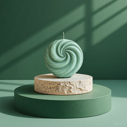 Spiral Ball Scented Candle Silicone Mold