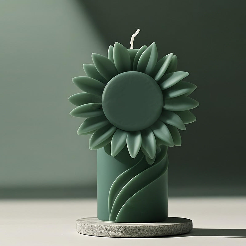 Sunflower Scented Candle Silicone Mold