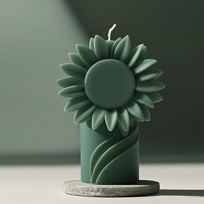 Sunflower Scented Candle Silicone Mold