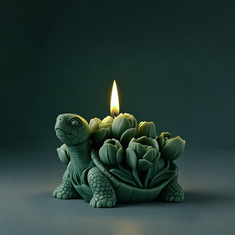 Cute Turtle Scented Candle Silicone Mold