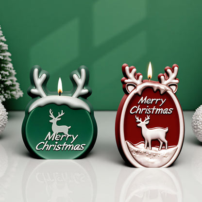 Christmas Reindeer Scented Candle Silicone Mold