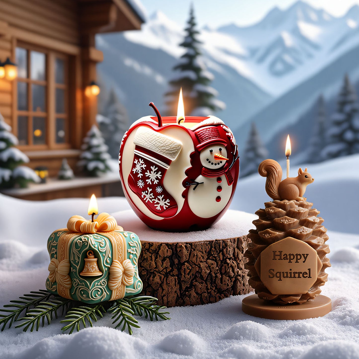 Christmas Series Silicone Candle Molds