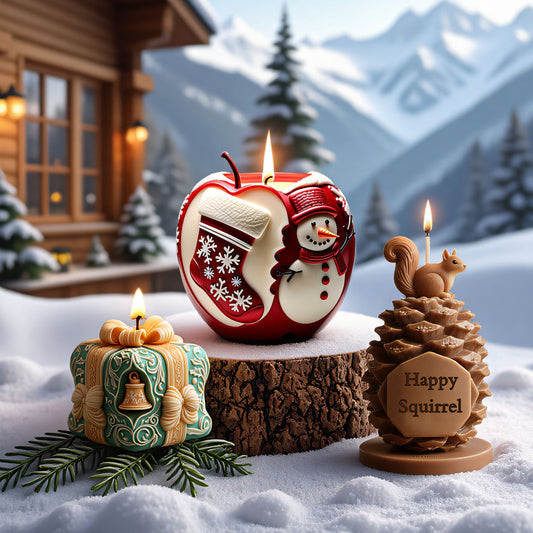 Christmas Series Silicone Candle Molds