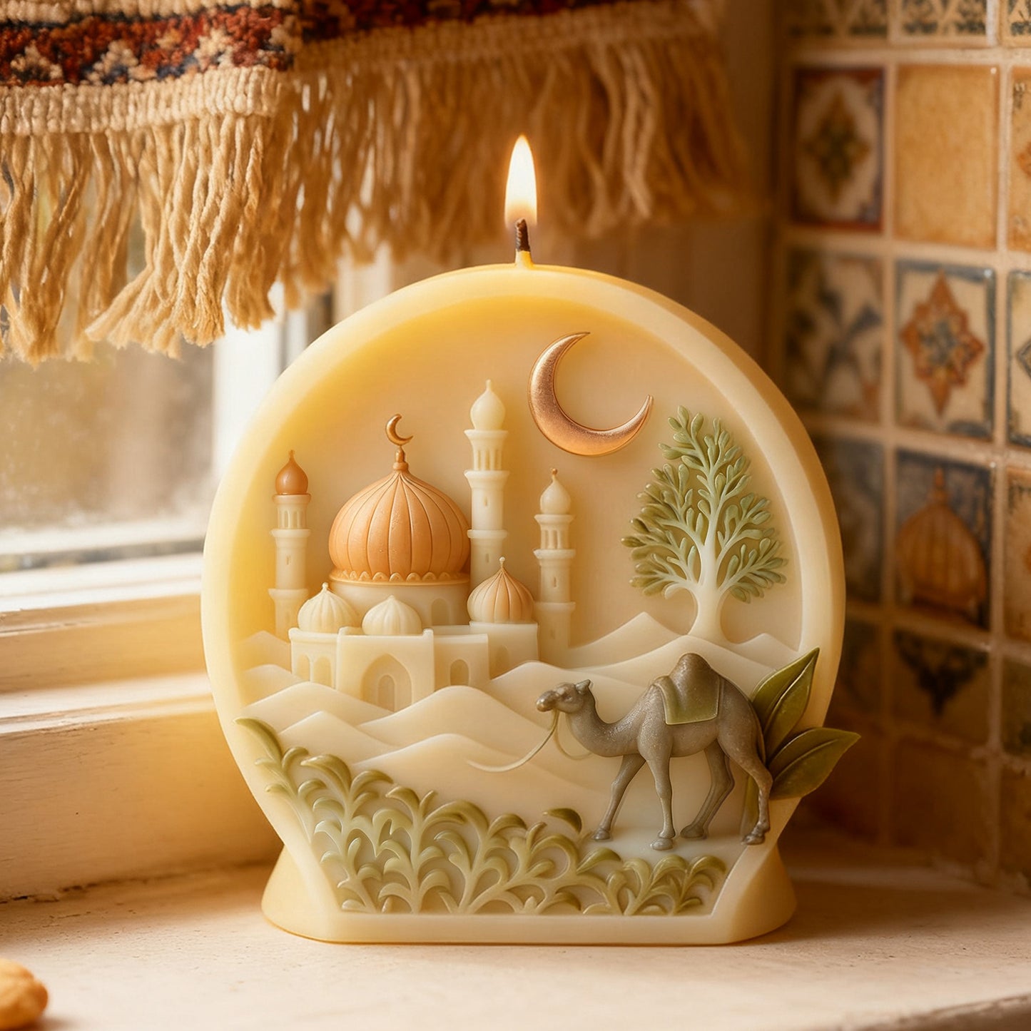 3D Castle Silicone Scented Candle Mold