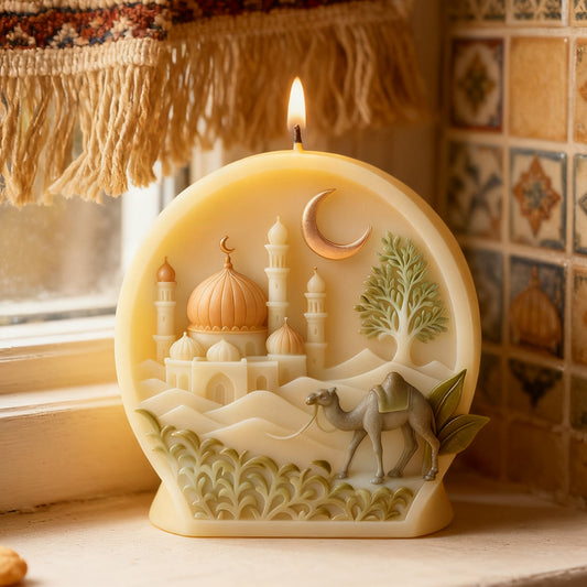 3D Castle Silicone Scented Candle Mold