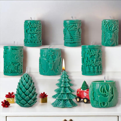 Christmas Silicone Scented Candle Mold