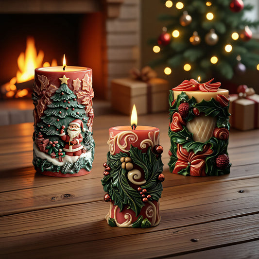 Christmas Series Scented Candle Silicone Mold