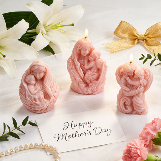 Mother and Child Scented Candle Silicone Mold