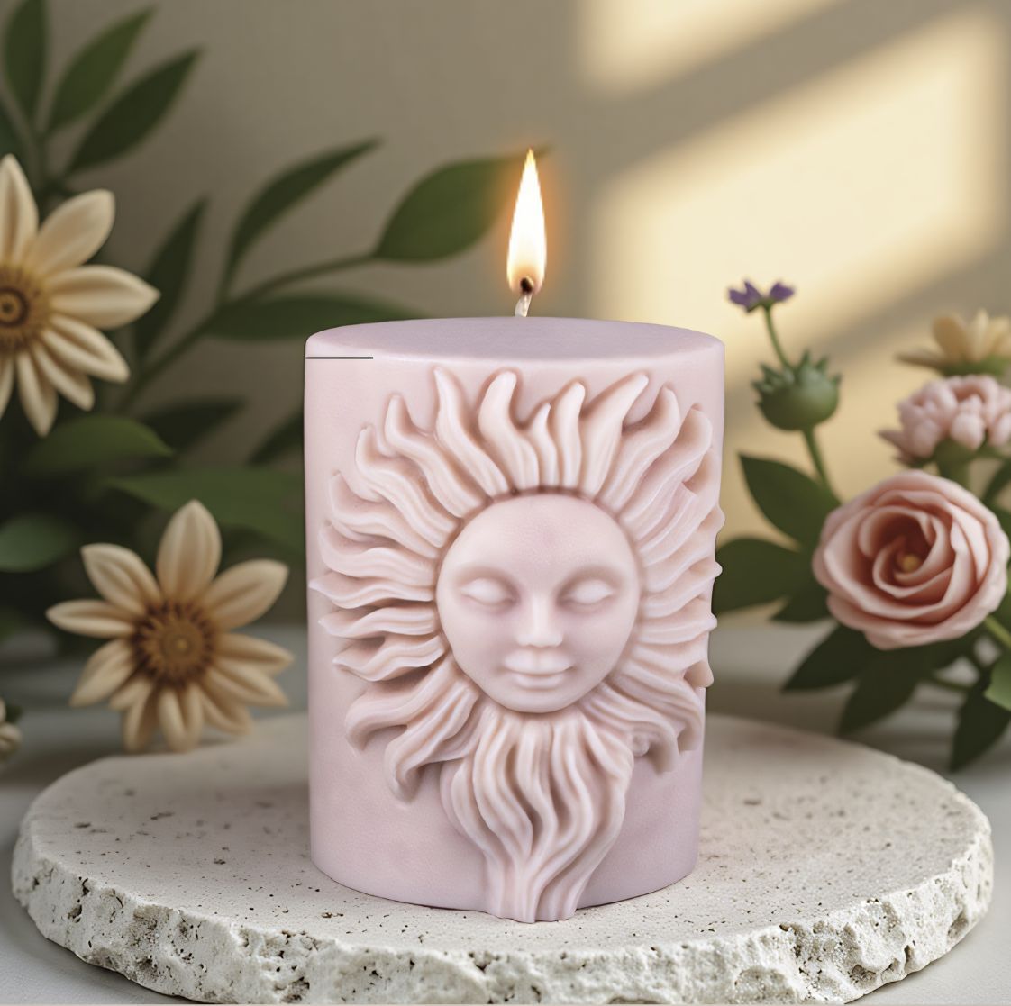 Sun Goddess Scented Candle Silicone Mold