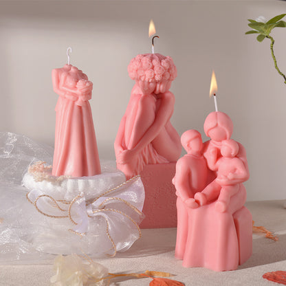 3D Figure Silicone Candle Mold