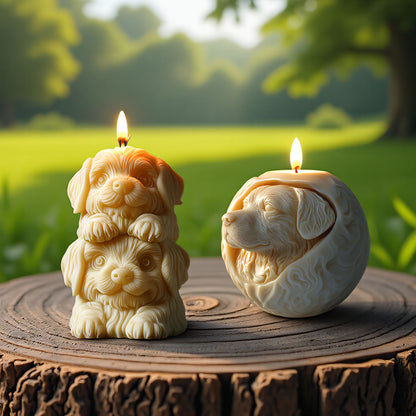 Puppy Series Scented Candle Silicone Mold