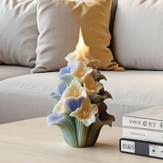 3D Flower Bouquet Silicone Scented Candle Mold
