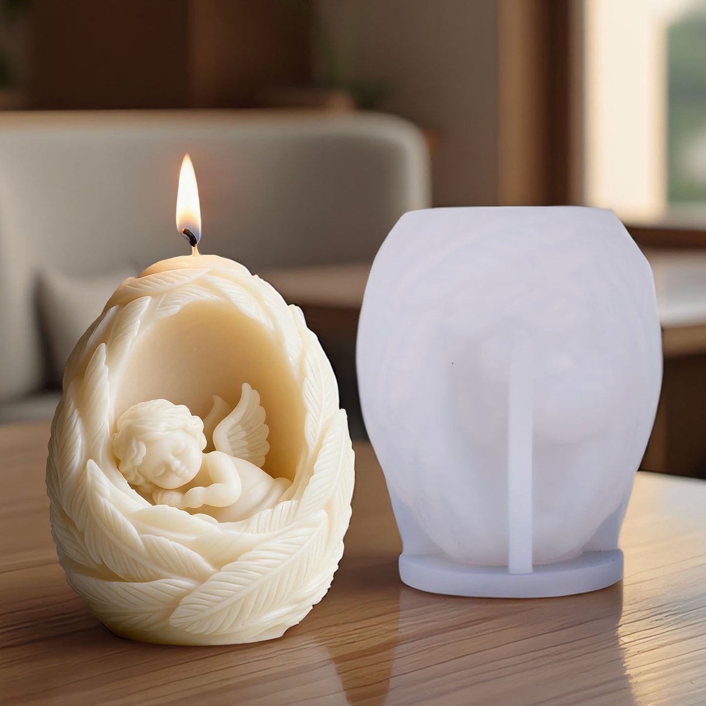 3D Castle Silicone Scented Candle Mold