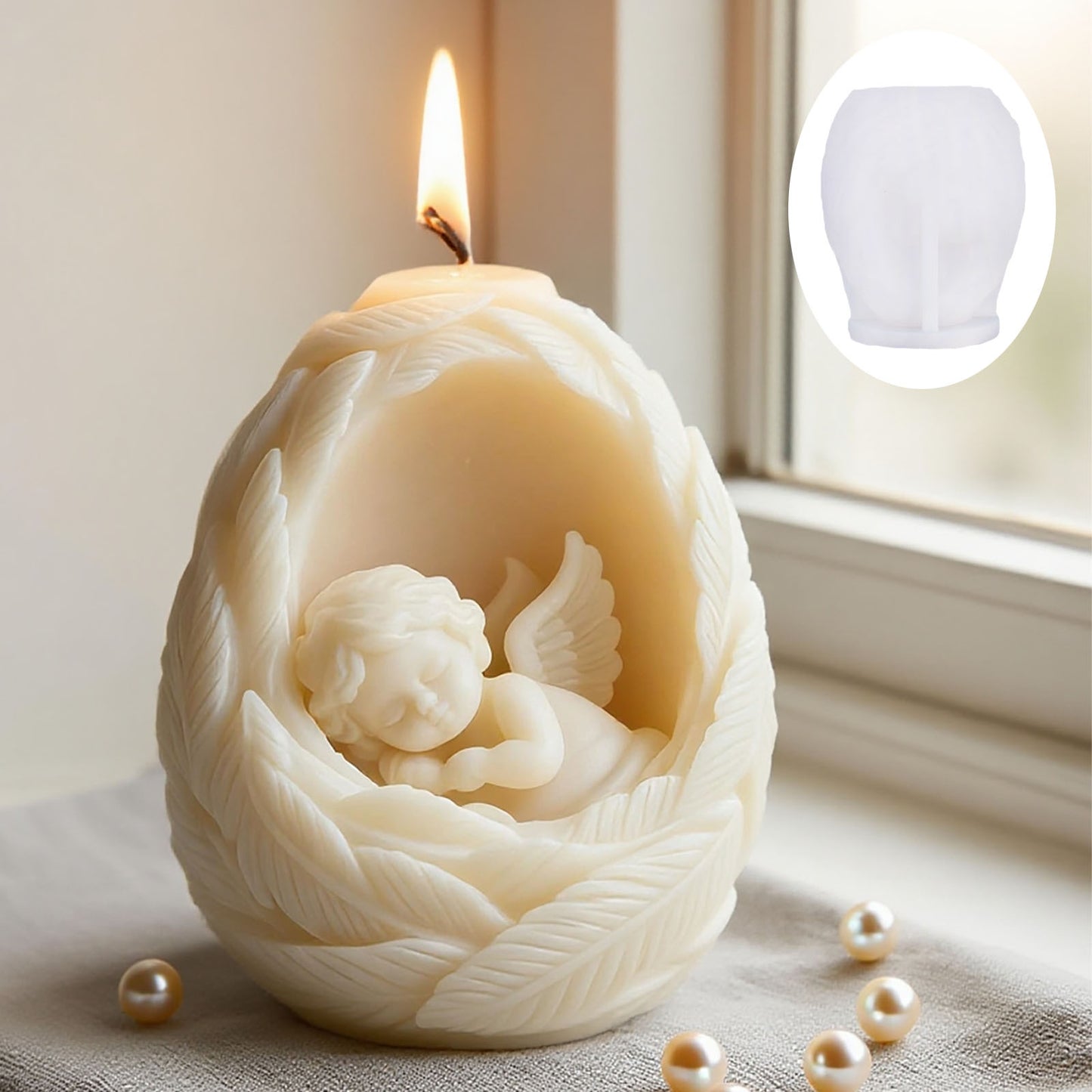 3D Castle Silicone Scented Candle Mold
