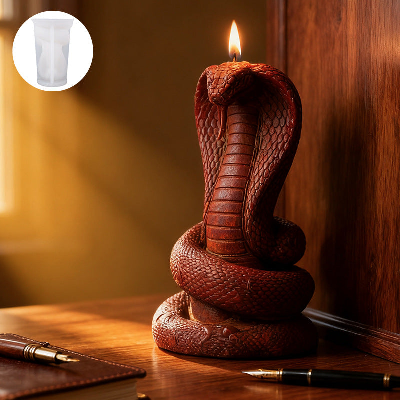 Cobra Scented Candle Silicone Mold