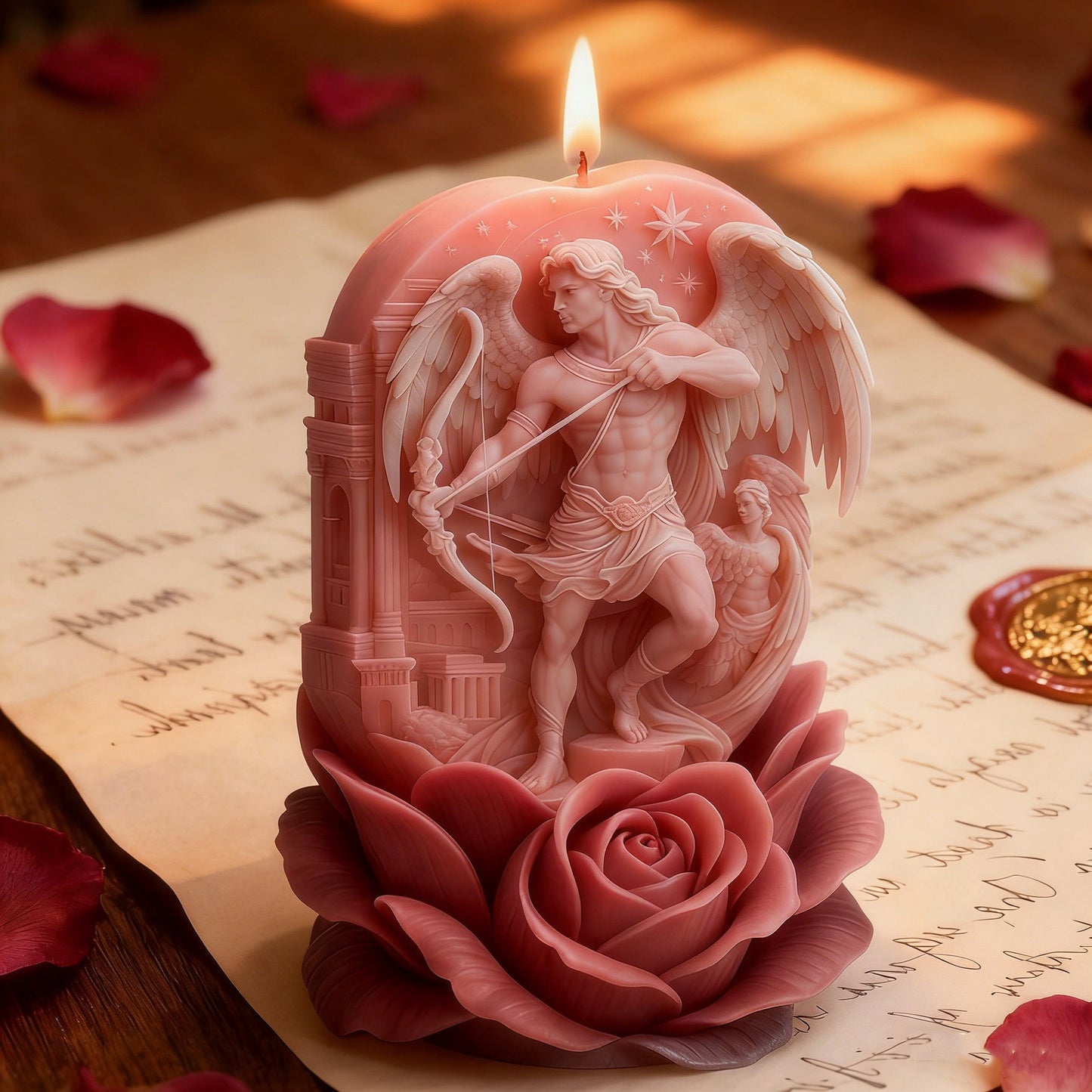 Angel Warrior Silicone Scented Candle Mold