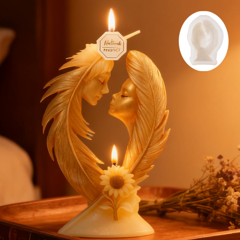 Warm Sun & Wings Scented Candle Silicone Mold