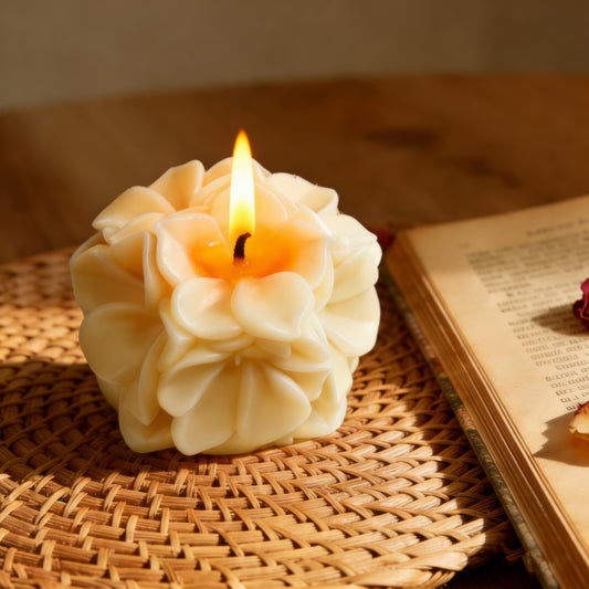 Flower Ball Scented Candle Silicone Mold
