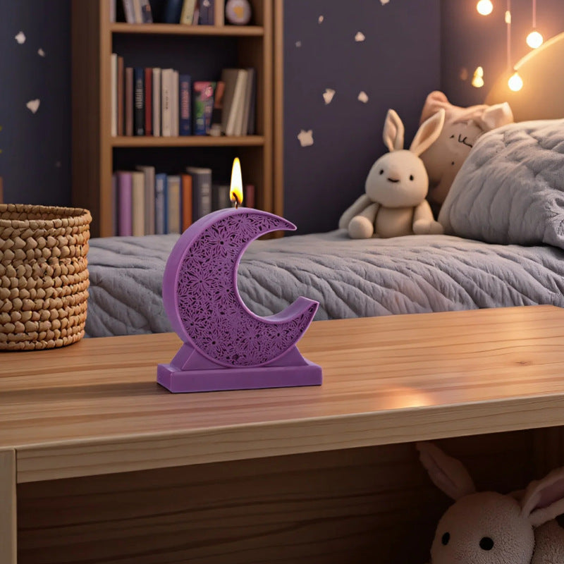 Celestial Moon & Stars 3D Silicone Candle Mold