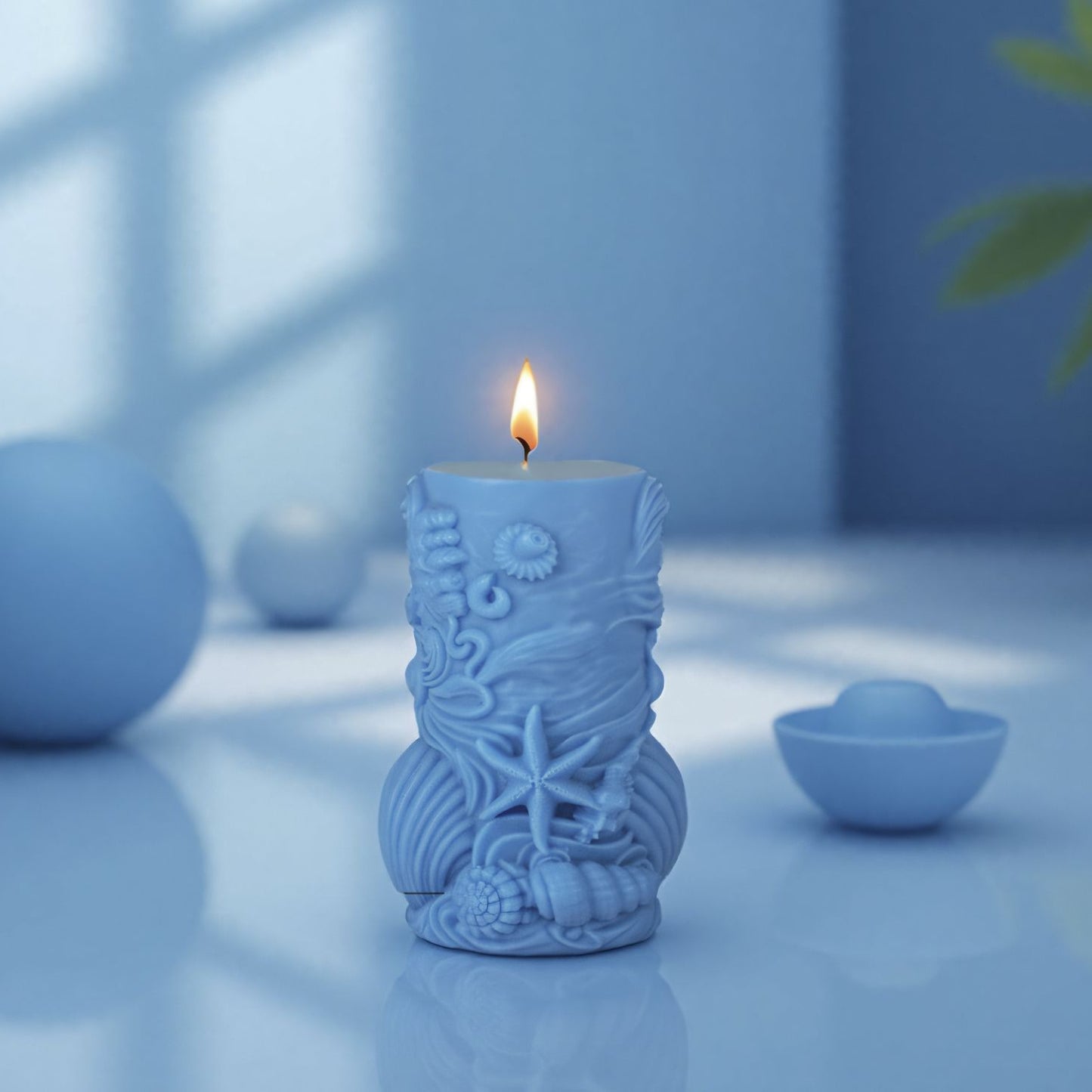 Marine Life Scented Candle Silicone Mold