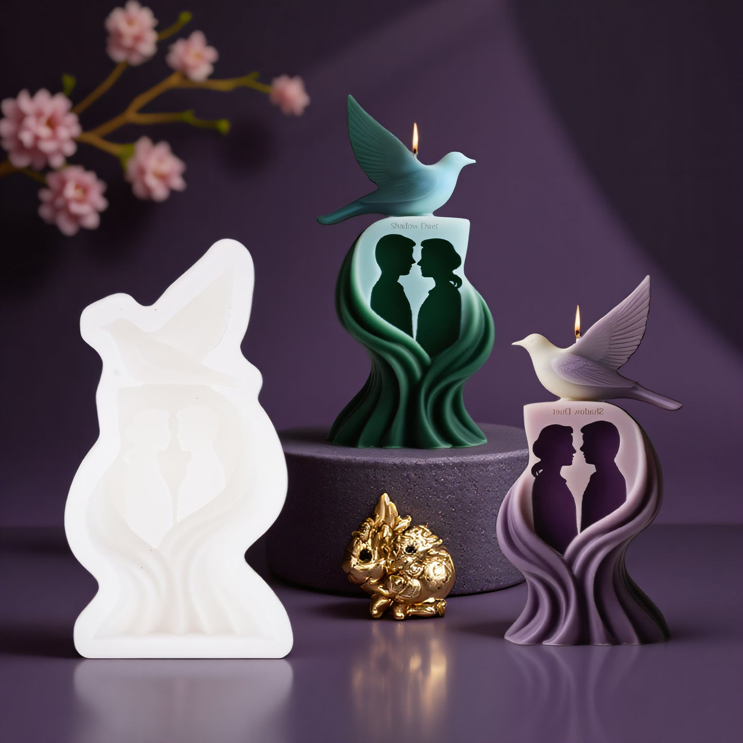 Peace Dove Scented Candle Silicone Mold