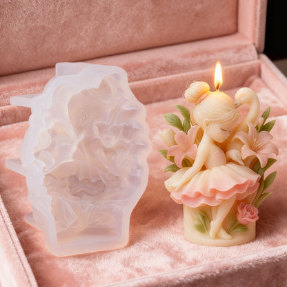 Ballet Swan Scented Candle Silicone Mold
