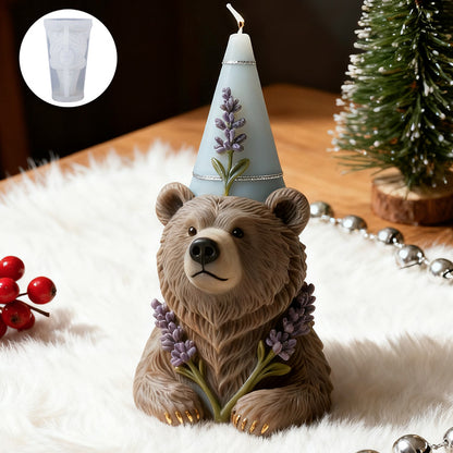 Bear Cone Scented Candle Silicone Mold