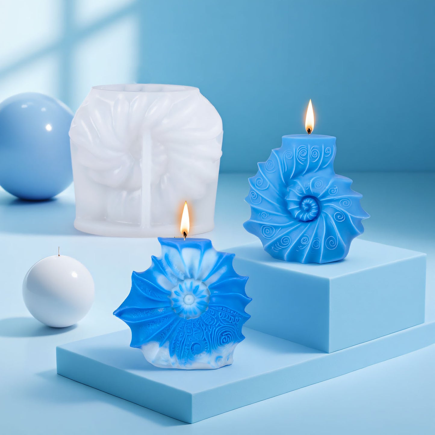 Conch Shell Scented Candle Silicone Mold