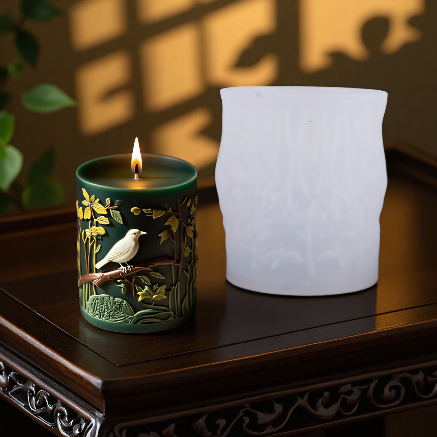 Birds' Joyous Song Aroma Candle Silicone Mold