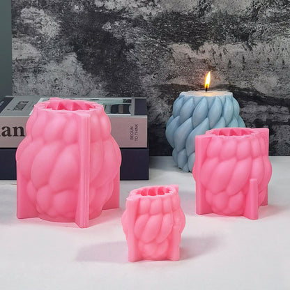 Modern Spiral Raindrop 3D Silicone Candle Mold