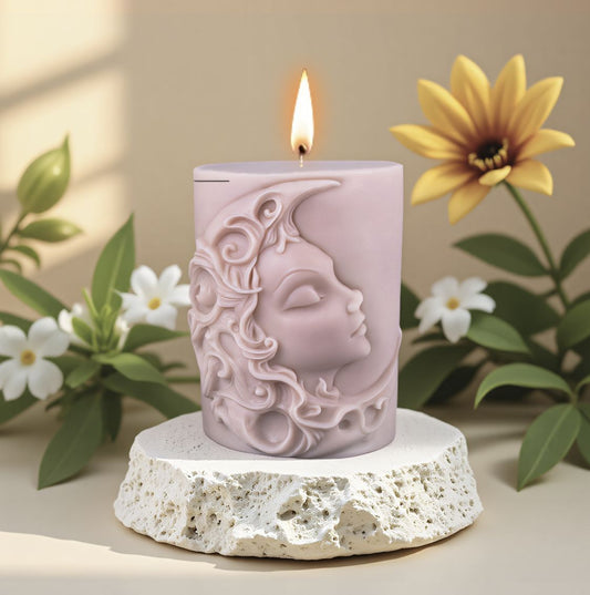 Sun Goddess Scented Candle Silicone Mold