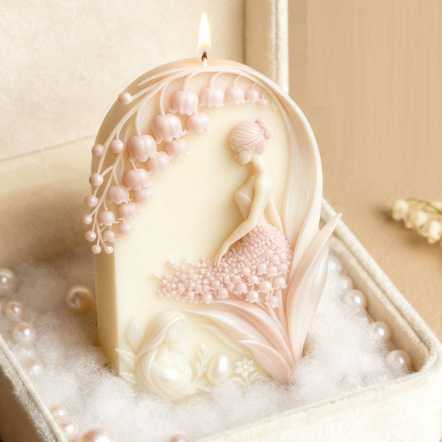 Angel Scented Candle Silicone Mold