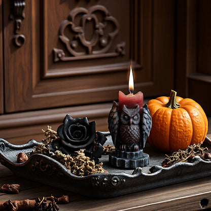 Evil Owl Scented Candle Silicone Mold
