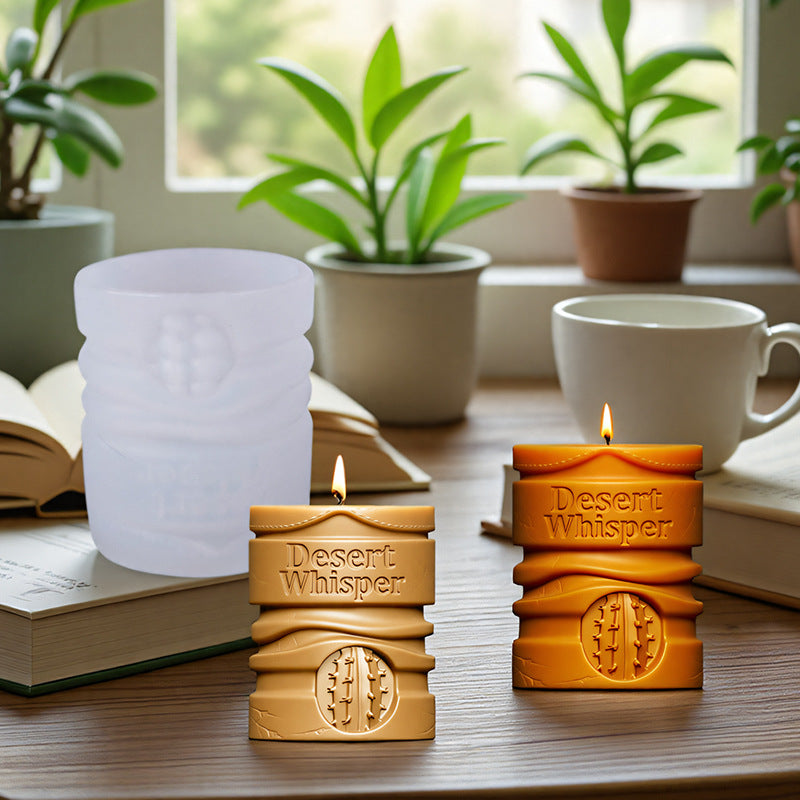 Cylinder Scented Silcone Candle Mold