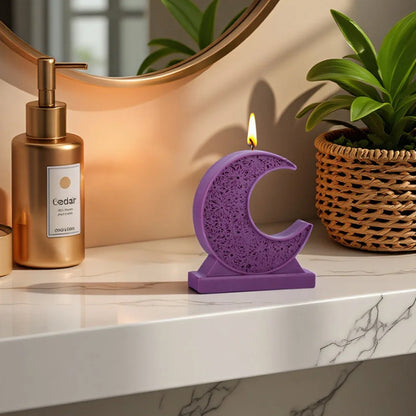 Celestial Moon & Stars 3D Silicone Candle Mold