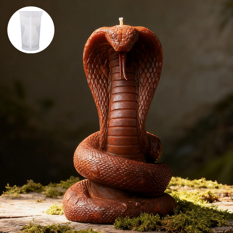 Cobra Scented Candle Silicone Mold