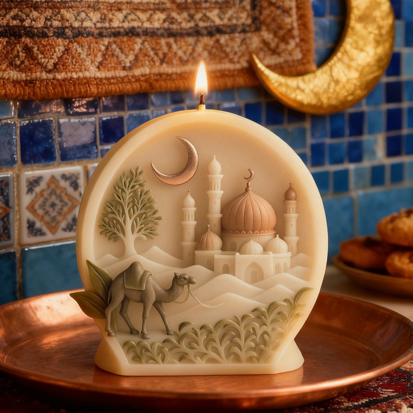 3D Castle Silicone Scented Candle Mold