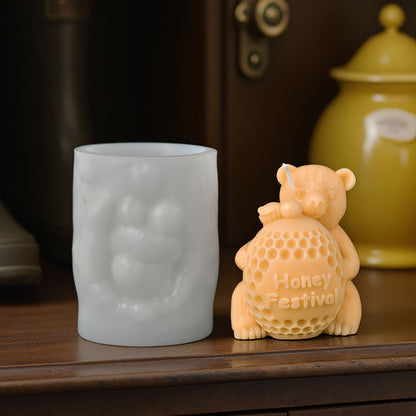 Cute Bear Scented Candle Silicone Mold