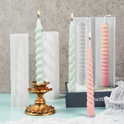 Long Pillar Scented Candle Silicone Mold
