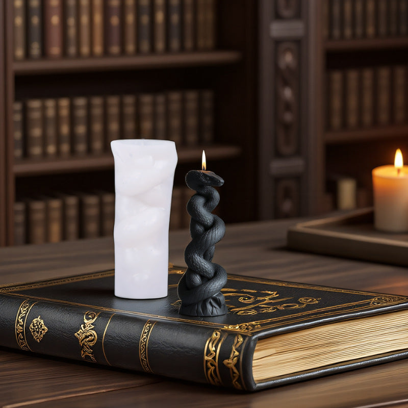 Halloween Snake Scented Candle Silicone Mold