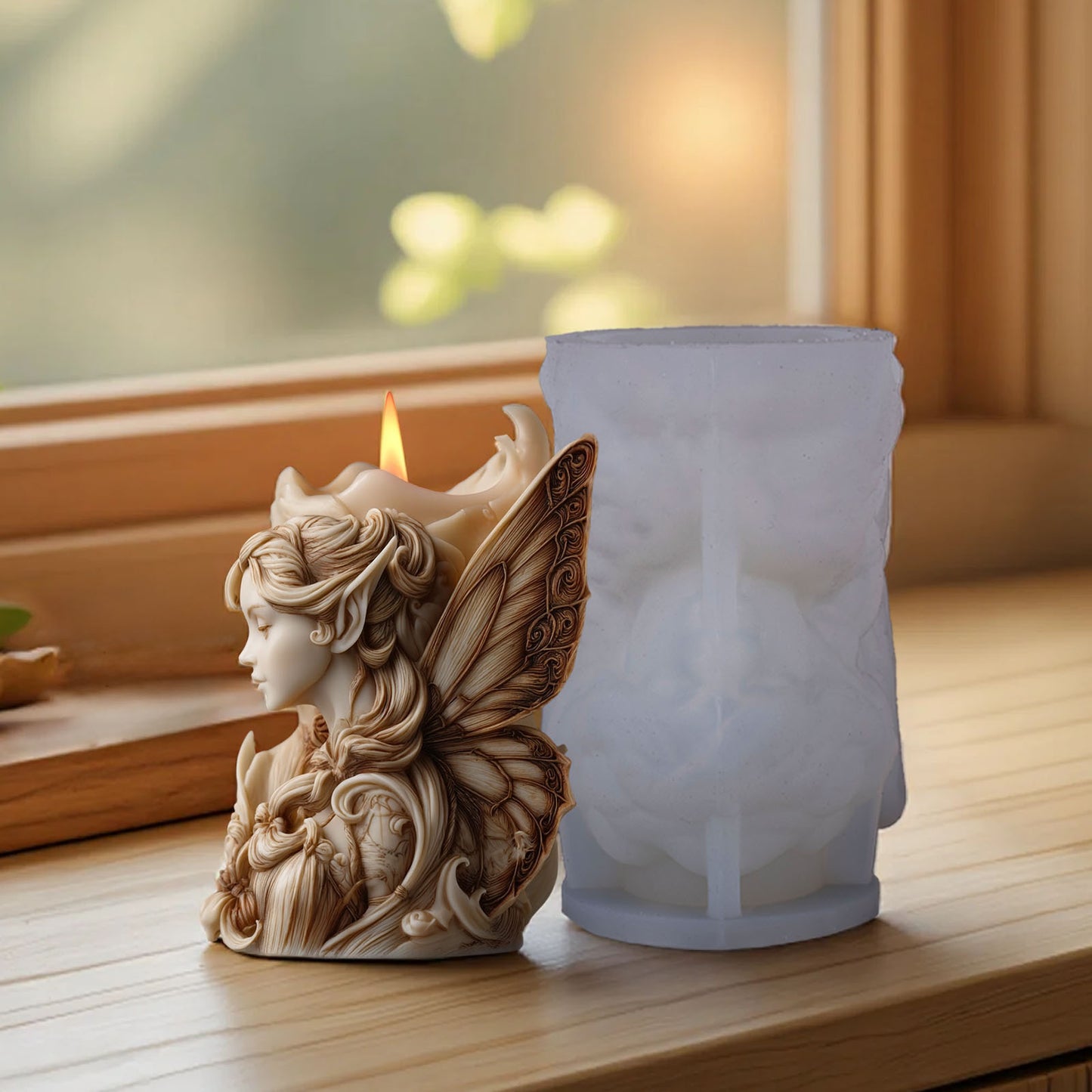 Fairy Butterfly Wings Silicone Candle Mold
