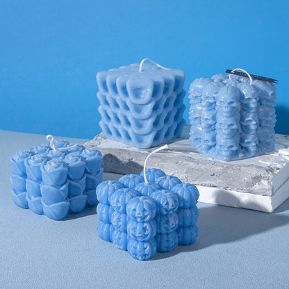 Bubble Cube Scented Candle Silicone Mold