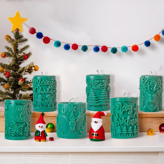 Christmas Silicone Scented Candle Mold