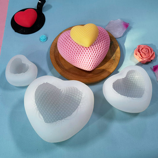 Heart Shaped Silicone Mold for Scented Candles