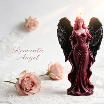 Dreamy Winged Goddess Silicone Scented Candle Mold