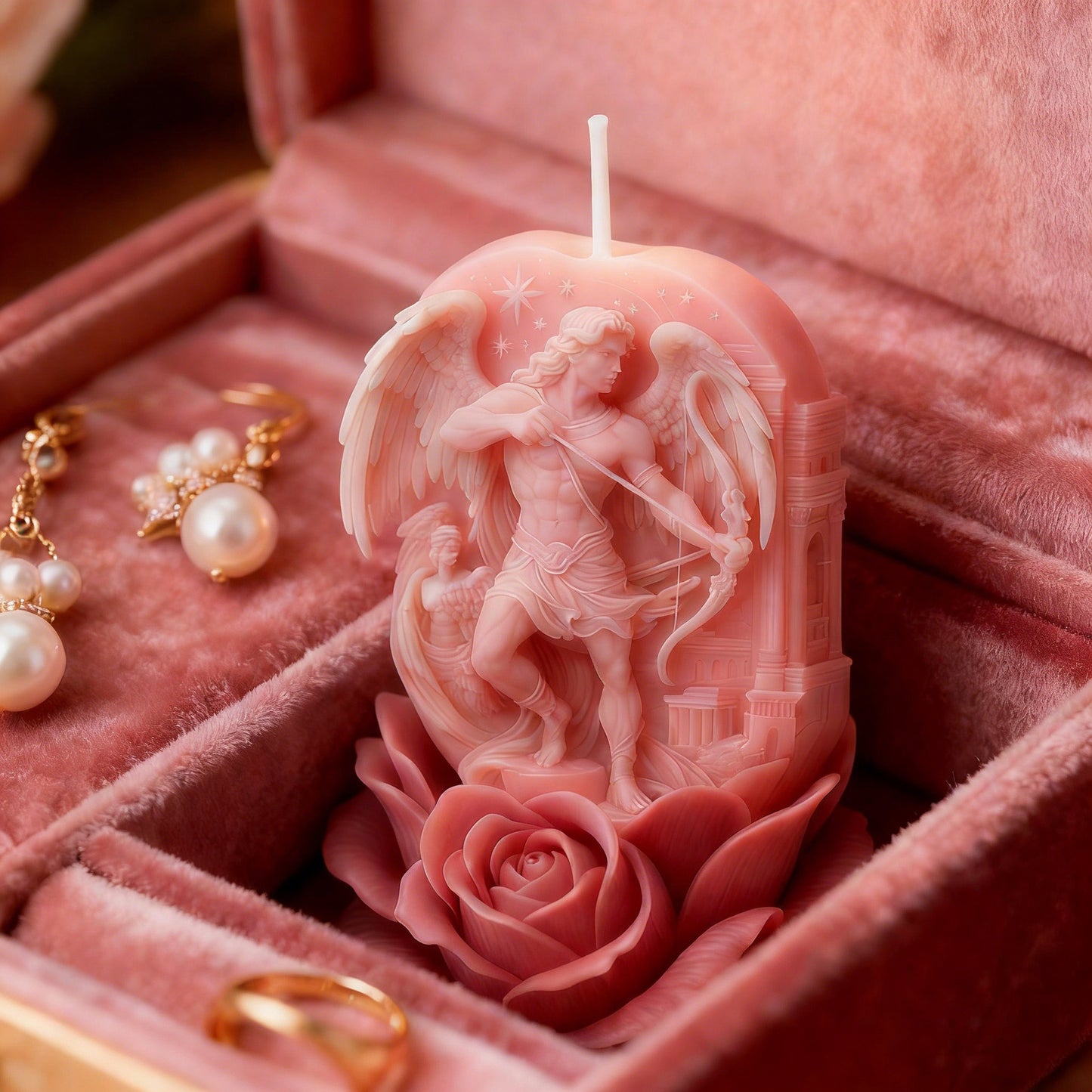 Angel Warrior Silicone Scented Candle Mold