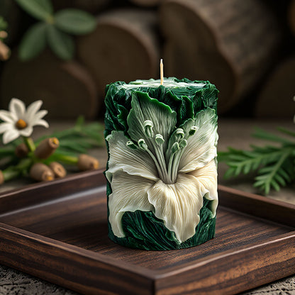 Lily Flower Scented Candle Silicone Mold