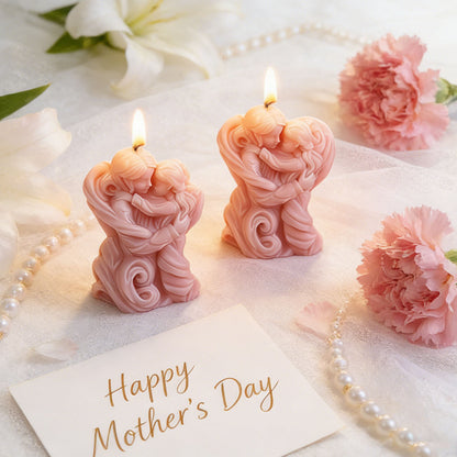 Mother and Child Scented Candle Silicone Mold