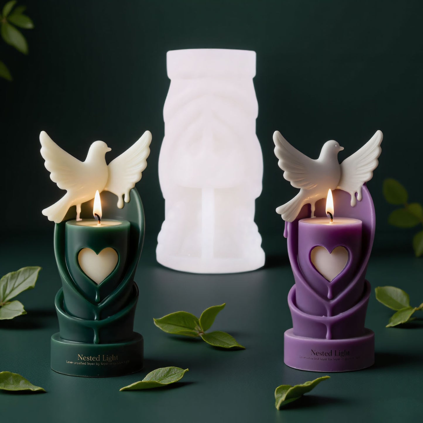 Peace Dove Scented Candle Silicone Mold