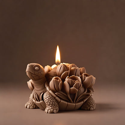 Cute Turtle Scented Candle Silicone Mold